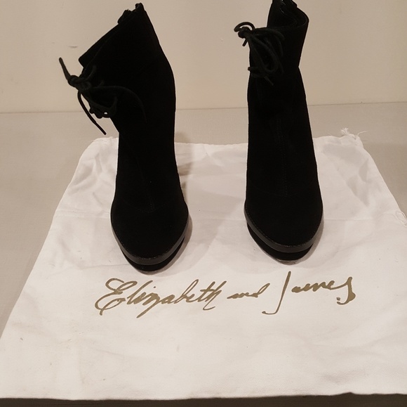 Elizabeth and James Suede ankle boots - Picture 1 of 4